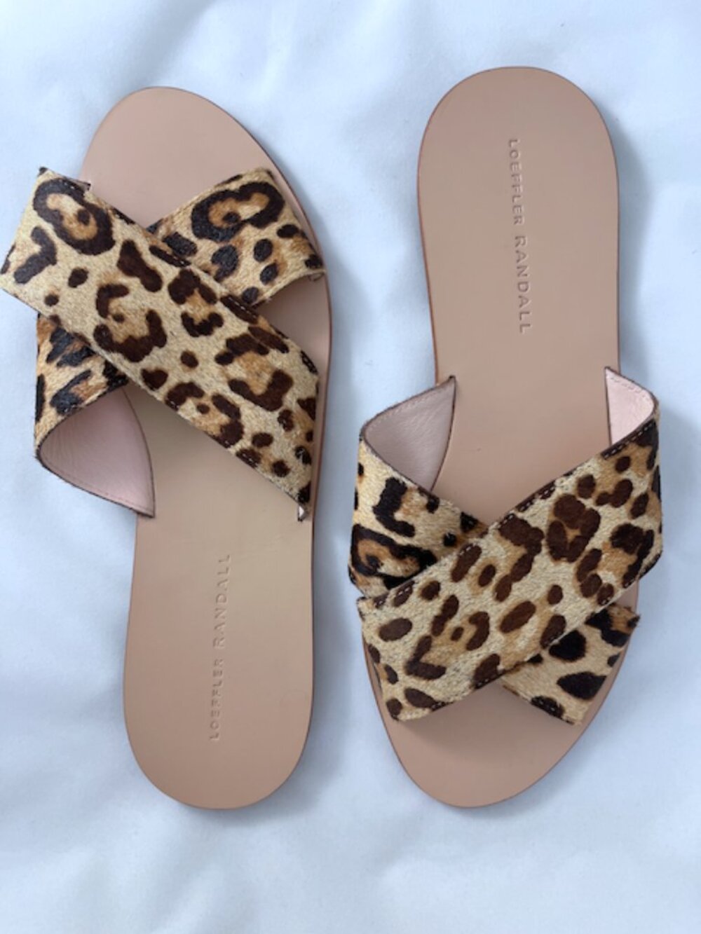 Loeffler Randall Leopard Print Sandals — Size 39 - Picture 4 of 8